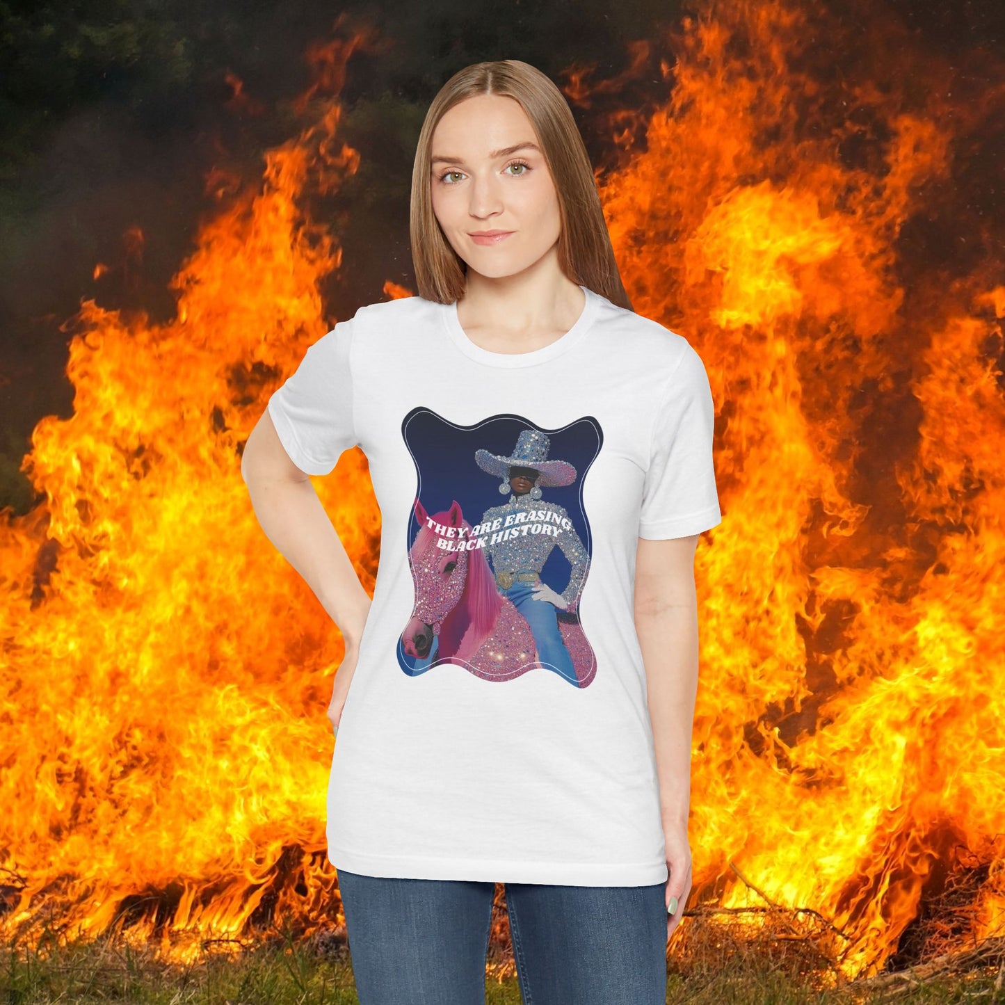 THEY ARE ERASING BLACK HISTORY TEE