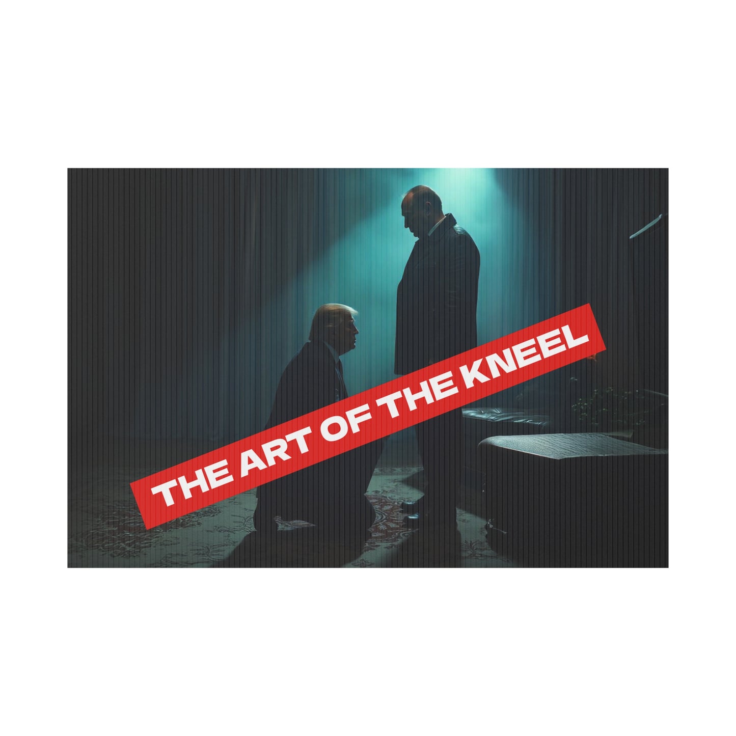 THE ART OF THE KNEEL PROTEST SIGN